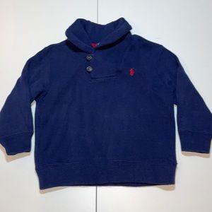 Ralph Lauren Polo Toddler Shawl Collar Pullover Sweater - Size 2T